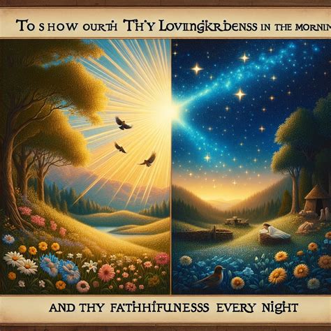 What does Psalms 92:2 mean? | Bible Art