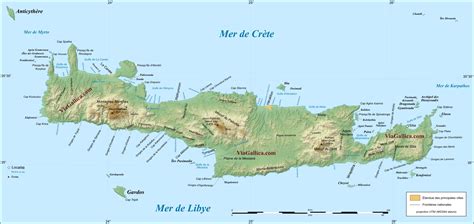 Géographie de l’île de Crète