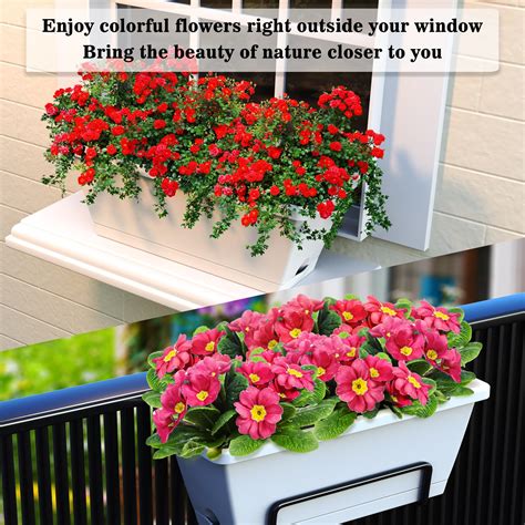 Rectangular Indoor Window Box Planters Rectangular Window Boxes With