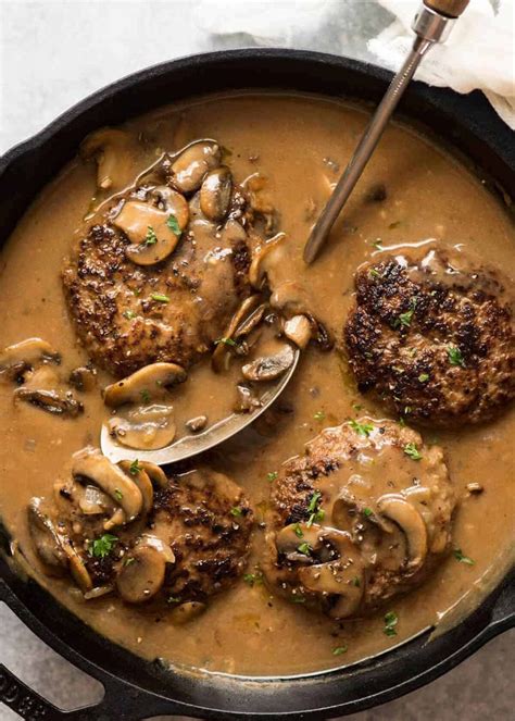 salisbury steak recipe with cream of chicken soup