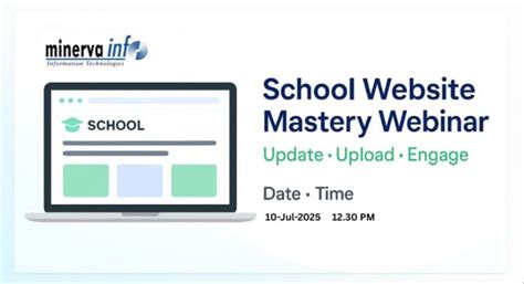 Important Webinar: How to Manage & Update Your School Website