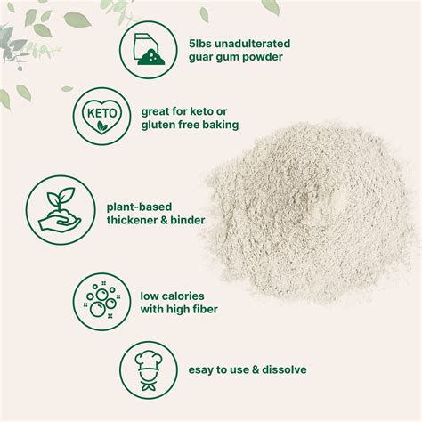 Guar Gum Powder - Top Quality Gluten-Free Thickener - Micro Ingredients
