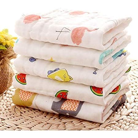 Buy MOM CARE Cotton Face Towel Soft Reusable Hankies Napkins for ...