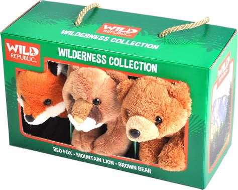 Amazon.com: Wild Republic Pocketkins Three Pack of Wilderness Themed ...