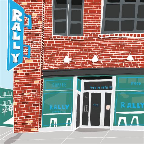 Rally Coffee Co. Print – Julia M Illustrates