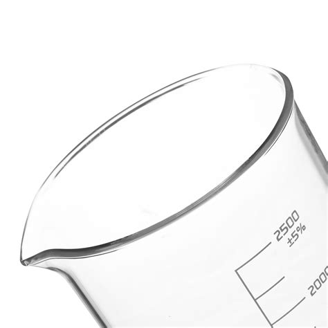 Beaker Low form, with spout made of borosilicate glass, graduated 3000 ...