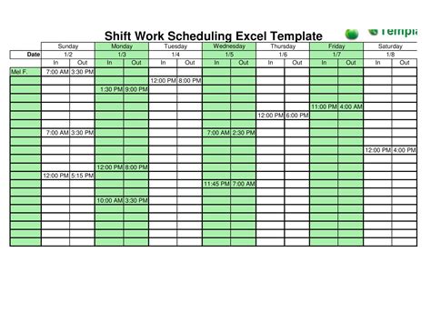 Free Printable Dupont Shift Schedule Templates [PDF, Word, Excel] 12 Hour