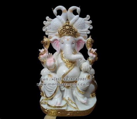 White Marble Ganesh Statues & Lakshmi Ganesh Idols Maker Jaipur ...