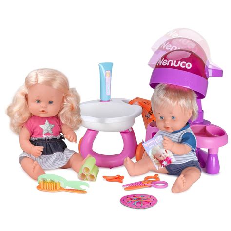 Nenuco Doll Brother and Sister at The Hairdresser Role Play Pretend ...