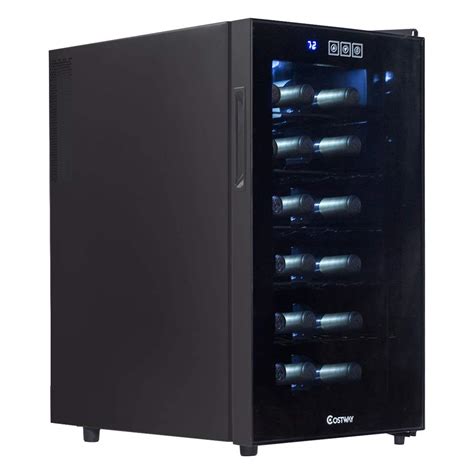 CostWay Freestanding Thermoelectric Wine Coolers, 6, 12 and 18 Bottles ...
