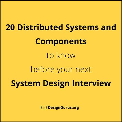 20 Distributed Systems - Examples include Apache Kafka and RabbitMQ. 1 ...