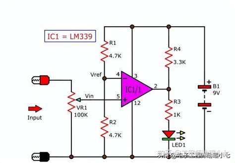 LM339音频灯电路图,最简单的电平指示电路,20个灯的lm35电路图(第10页)_大山谷图库