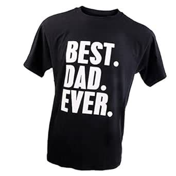 Buy AmWISH Best Papa Ever Letter Printed T-shirt Saying Slogan Tee ...