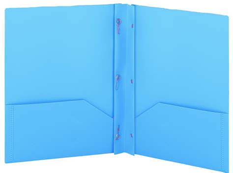 Pocket Folders PATIKIL Pocket Binder With Prongs, 60 Pack Heavy Duty ...