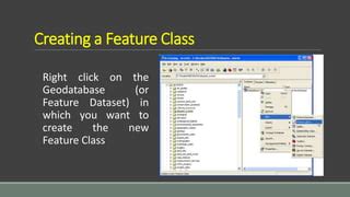 Image result for Creating a Feature Class