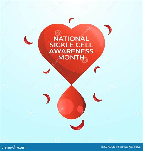 Vector Graphic of National Sickle Cell Awareness Month Ideal for National Sickle Cell Awareness ...