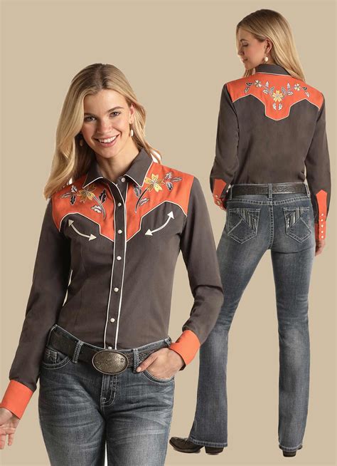 PANHANDLE SLIM WOMEN'S RODEO DAYS VINTAGE WESTERN SNAP SHIRT