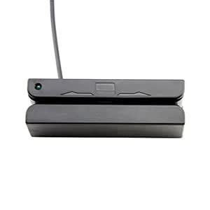 Deftun USB 3-Track Magnetic Stripe Credit Card Reader Magstripe Scanner ...