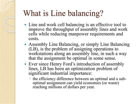 Image result for How Do Line Balancing