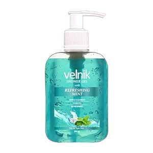 Buy Velnik Shower Gel With Refreshing Mint Gentle Cleansing Hydrates ...
