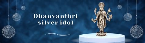 925 Silver Dhanvantari Idol | Health & Prosperity Pooja Idol – P S ...