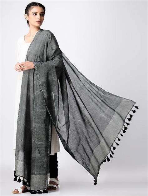 Micro Black Dupatta – BANANA labs