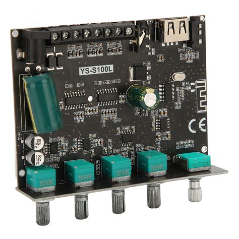 Buy Board, 2.1 Channel 12-24V Subwoofer Amp Module With Treble Bass ...