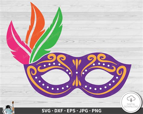 Mardi Gras Masks Clip Art