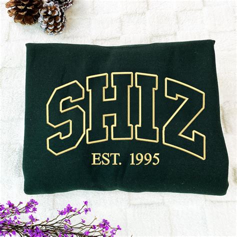 Shiz University College Sweatshirt, Embroidered Wickeds the Musical ...
