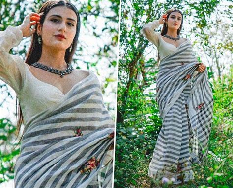 Try These New Striped Saree Styles In This Wedding Season In Hindi ...