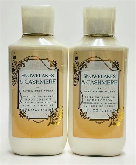 2 Bath & Body Works SNOWFLAKES CASHMERE Lotion Cream | eBay