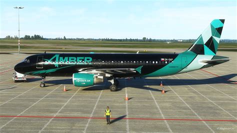 Fenix A320 - OK-SAP / Amber Virtual Airlines / 4K - black for Microsoft ...