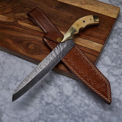 Handmade Damascus Kitchen Knife // KCH-21 - Evermade Traders - Touch of ...
