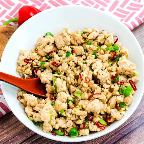 Asian Ground Chicken Stir Fry | 7 Minutes