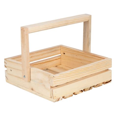 Kizzi Gift Hamper Pinewood Square Basket Tray 8X8X2.5 Diwali Gifting ...