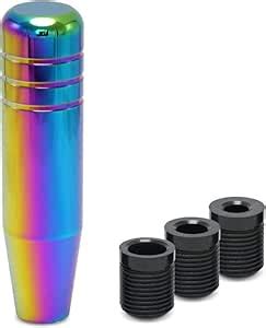CARIZO Gear Shift Knob (Design-Mugen Long, Neo Chrome) Universal Gear ...