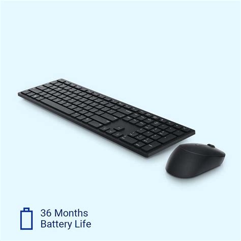 DELL KM5221W/Slim, Multi-Device Combo with Mouse Wireless, Bluetooth ...