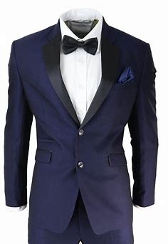 Mens Blue Tuxedo Dinner Suit | Happy Gentleman