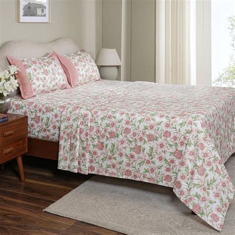 Buy MASPAR Sensory Bloom Cotton 200TC Floral Print 3Pcs Super King ...