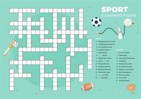 Sports Crosswords Printable - Jace Printable