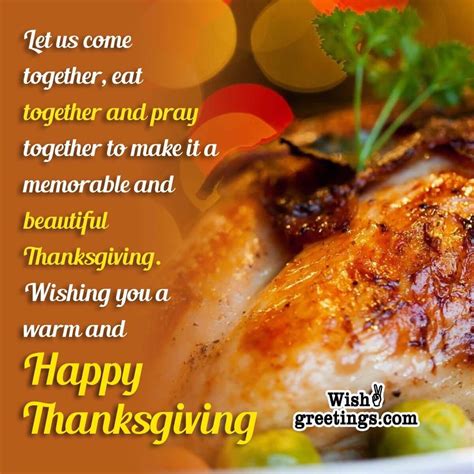 Happy Thanksgiving Wishes And Images - Wish Greetings