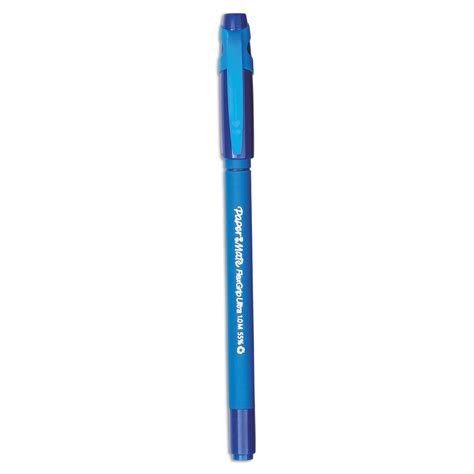 Paper Mate Flexgrip Ultra Stick Medium Point Ballpoint Pen, 12 Blue Ink ...