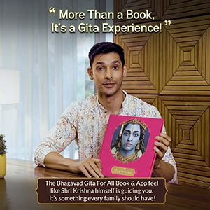 Bhagavad Gita Book and App in English, Hindi, and Sanskrit