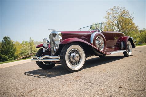 Luxury Car, 1929 Duesenberg Model J Disappearing Top Convertible Coupe, Vintage Car, Duesenberg ...