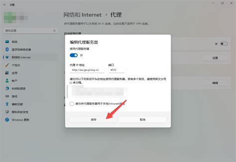 Proxy Setting in Edge 的图像结果