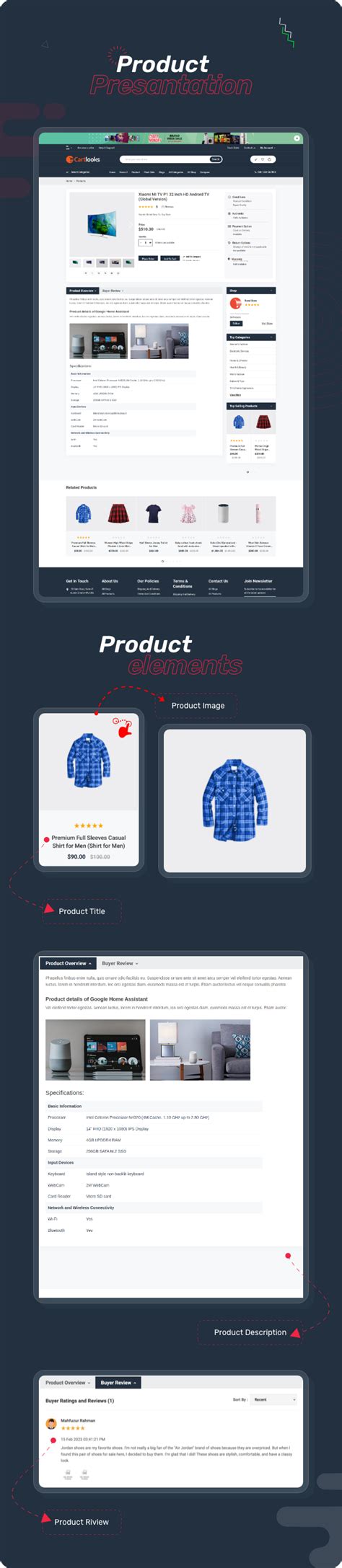 RYL110 CartLooks Multivendor Ecommerce CMS with PWA. Customer, Seller ...