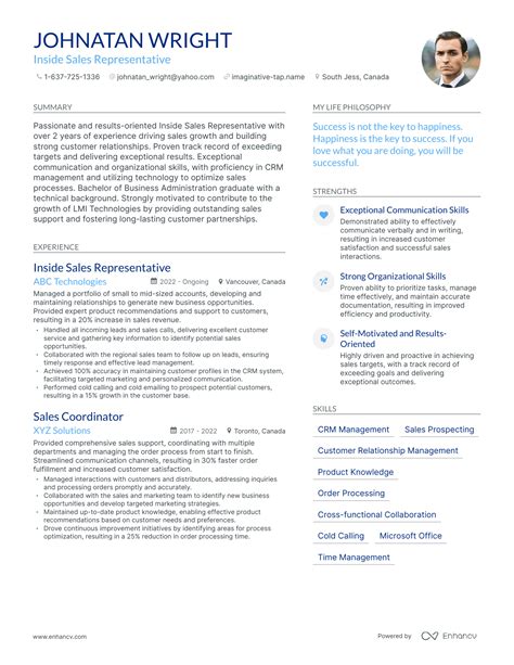 3 Inside Sales Representative Resume Examples & How-To Guide for 2024