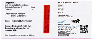 Solinol 5 MG | Order Solinol 5 MG Tablet Online at Truemeds