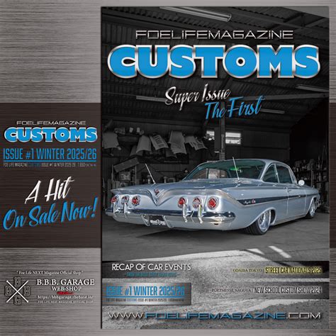 【NEW】Foe Life Magazine CUSTOMS Issue #1 Winter 2025/26 | B.B.B.GARAGE ...