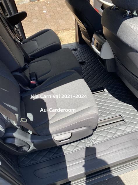 For Kia Carnival 2021-2024 8 Seats Premium Custom Made Floor Mats ...